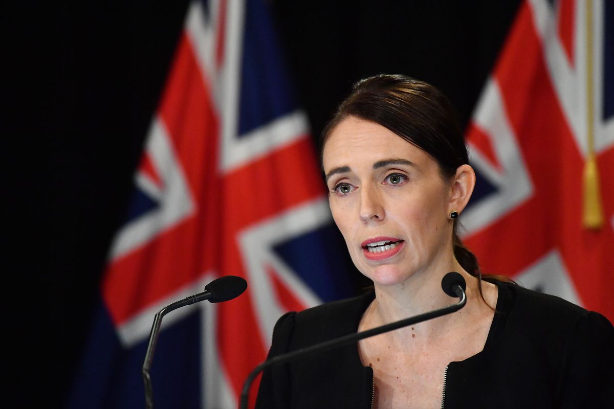New Zealand Prime Minister Jacinda Ardern speaks to media to address the Christchurch mass shootings.