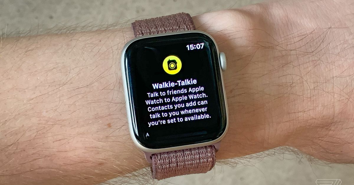 Apple Watch eavesdropping vulnerability forces Apple to disable Walkie-Talkie - The Verge thumbnail