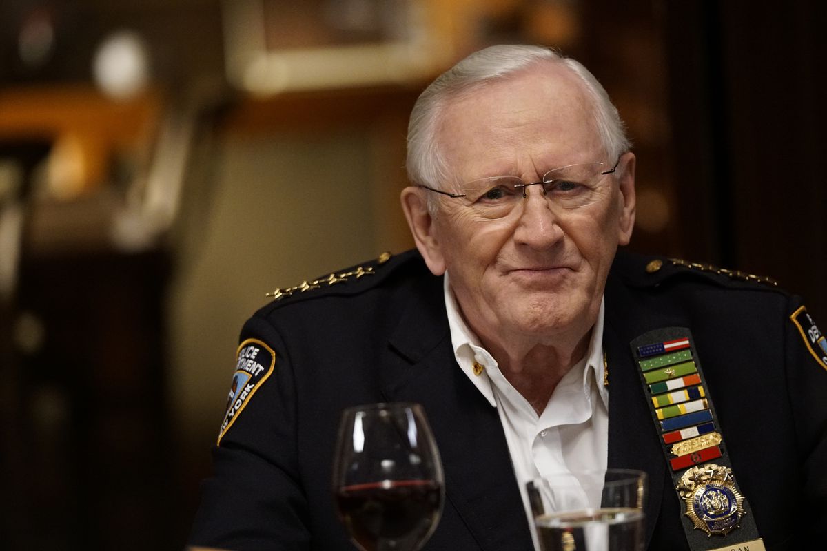 Len Cariou stars as retired police chief Henry Reagan on the CBS Friday night series “Blue Bloods.” | ©2018 CBS Broadcasting Inc.