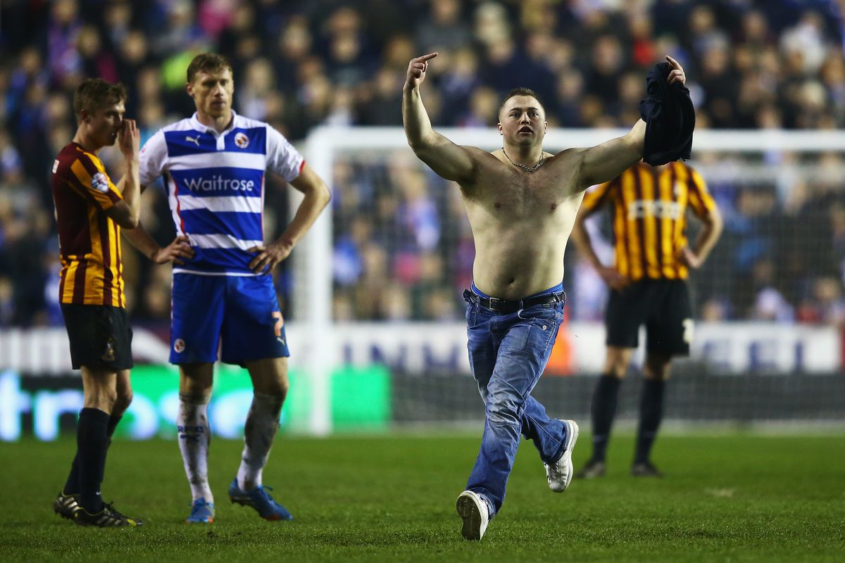 Guaranteed: A trip to Wembley will get you at least one shirtless pitch invader. 