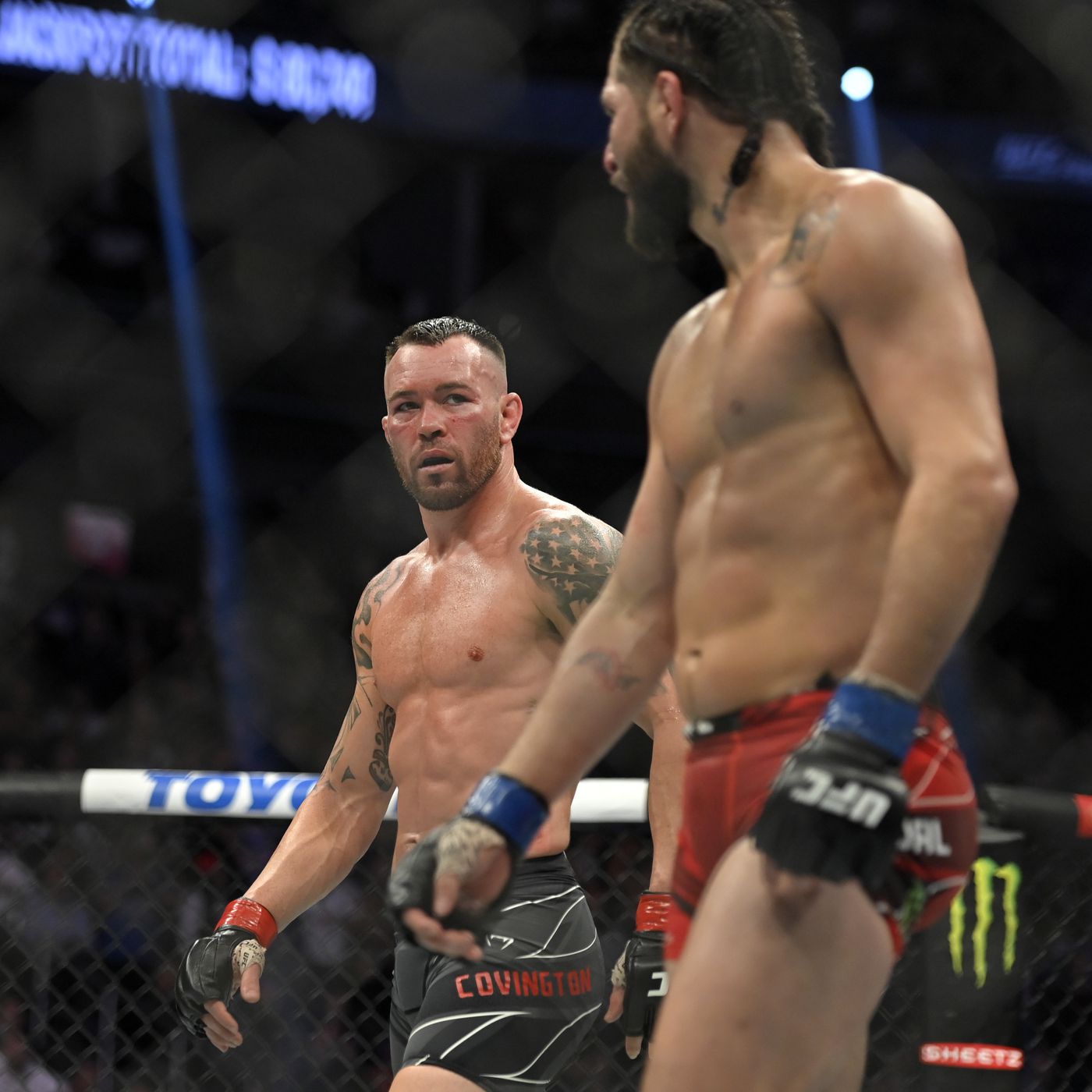 Police: Jorge Masvidal fractured Colby Covington's tooth in alleged street  attack, facing possible felony battery charges - MMA Fighting