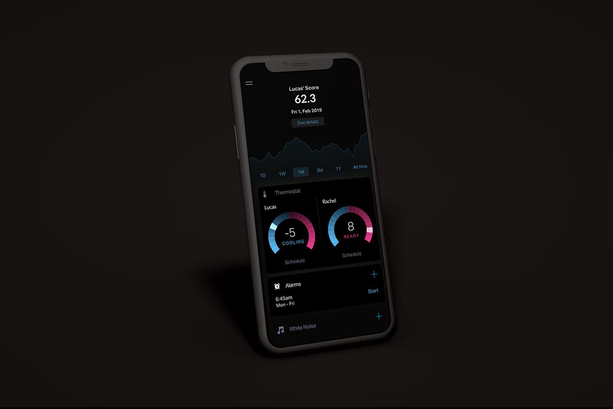 App interface on phone