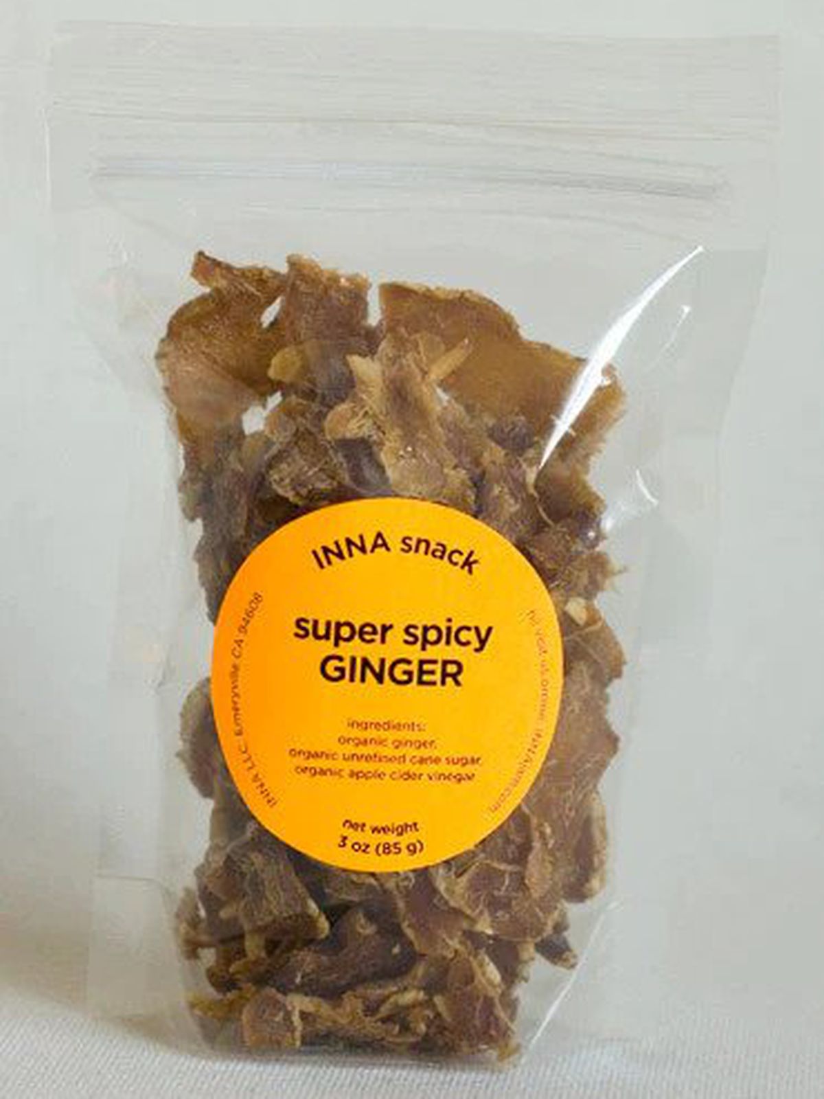 A back of Inna’s super spicy ginger 