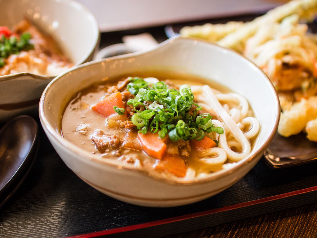 Curry udon at Cafe Sanuki