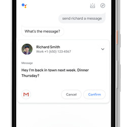 <em>A new messaging interface lets you make quick edits through touch.</em>