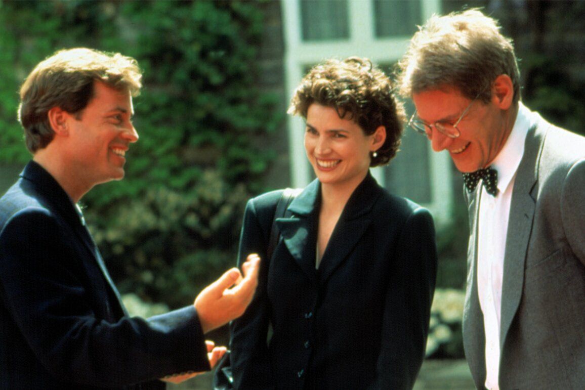 Greg Kinnear, Julia Ormond, and Harrison Ford in Sabrina.