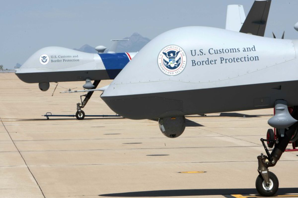 Border Patrol Drones on runway - Gerald Nino / CPB