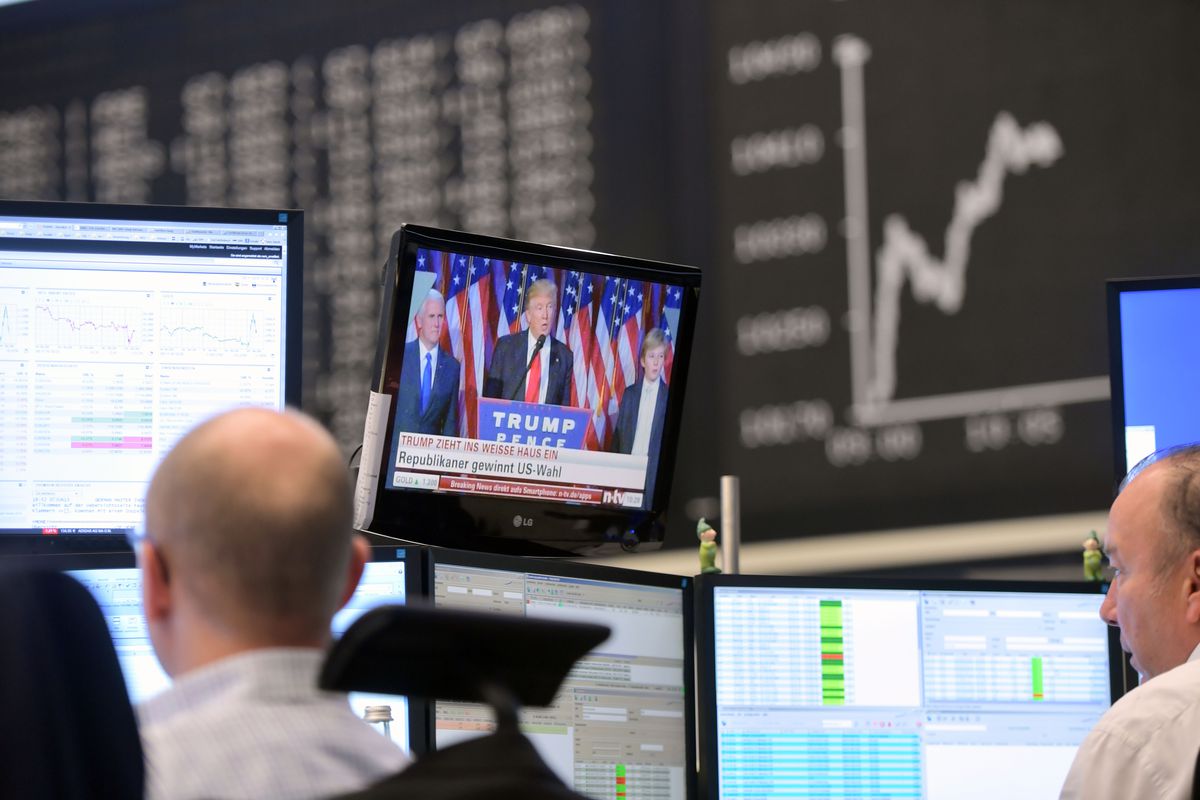 Frankfurt Stock Exchange Reacts To U.S. Elections Results