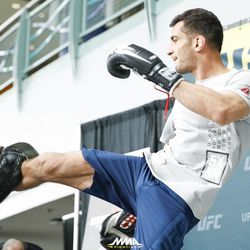 UFC 210 open workout photos
