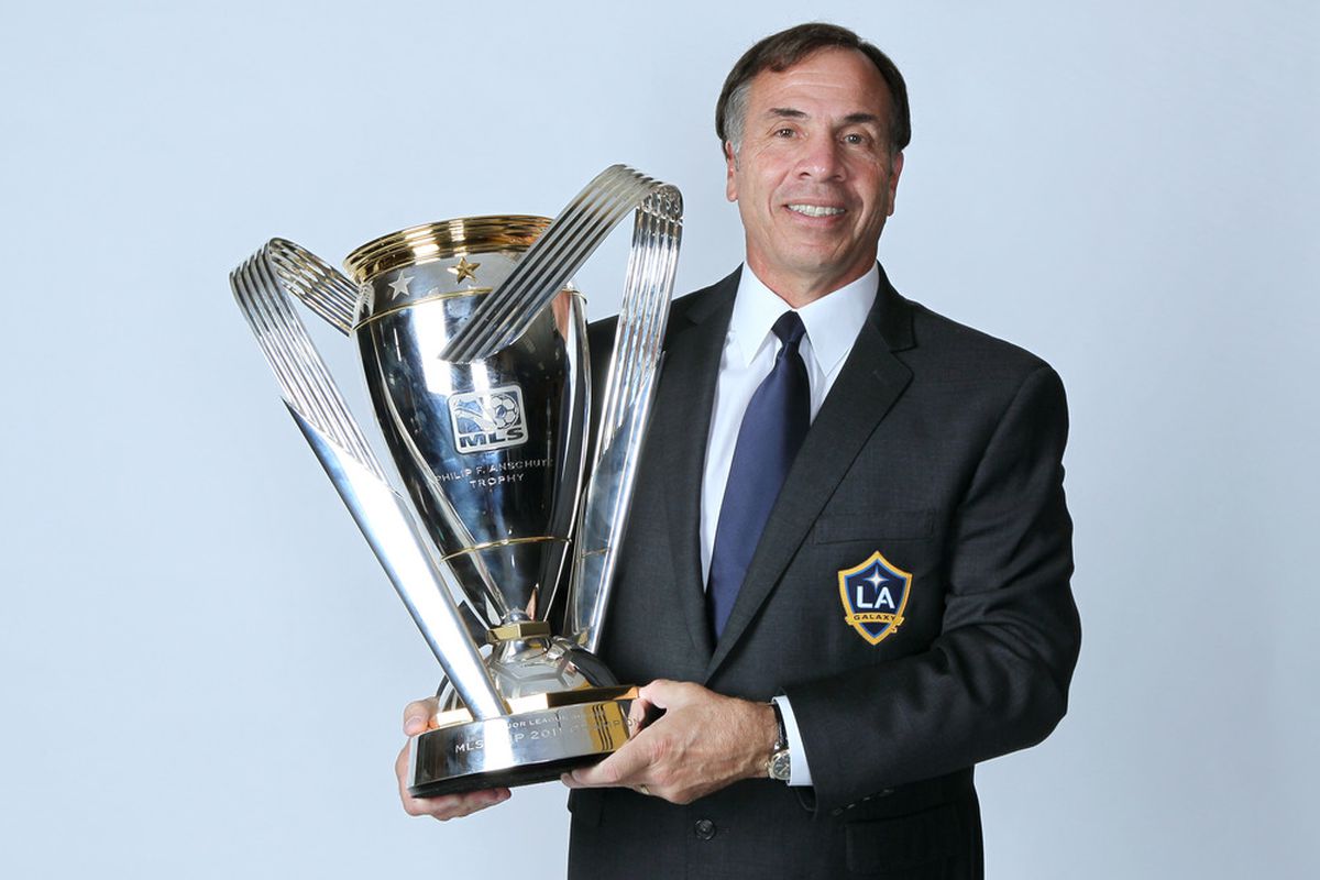 CARSON, CA - NOVEMBER 20:  Head Coach Bruce Arena of the Los Angeles Galaxy poses for a portrait following the 2011 MLS Cup at The Home Depot Center on November 20, 2011 in Carson, California.  (Photo by Jeff Gross/Getty Images)