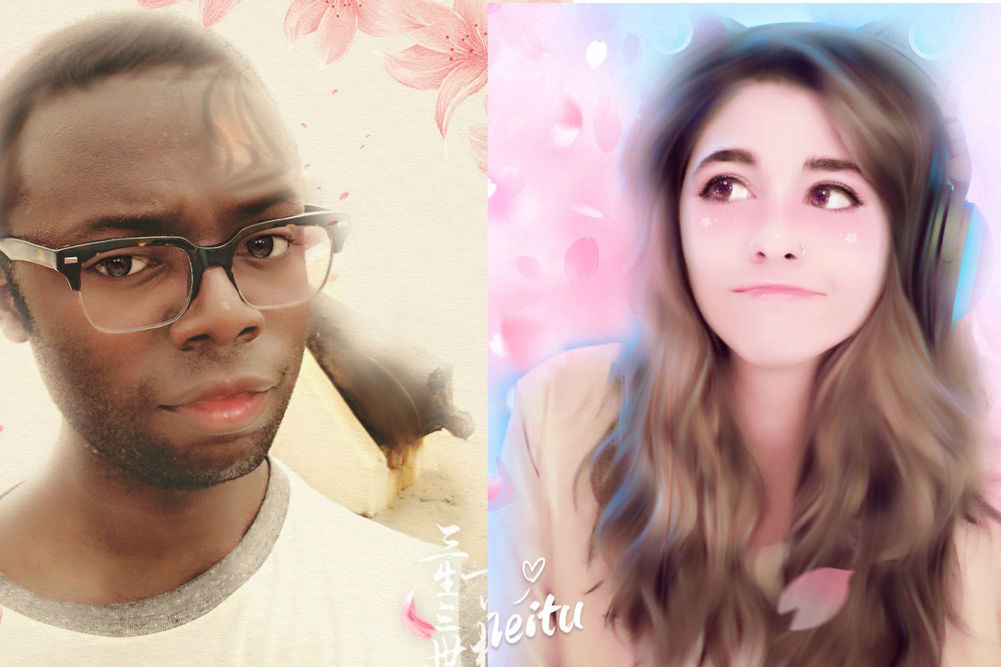 The Meitu app will turn anyone into a beautiful, terrifying anime character  - The Verge
