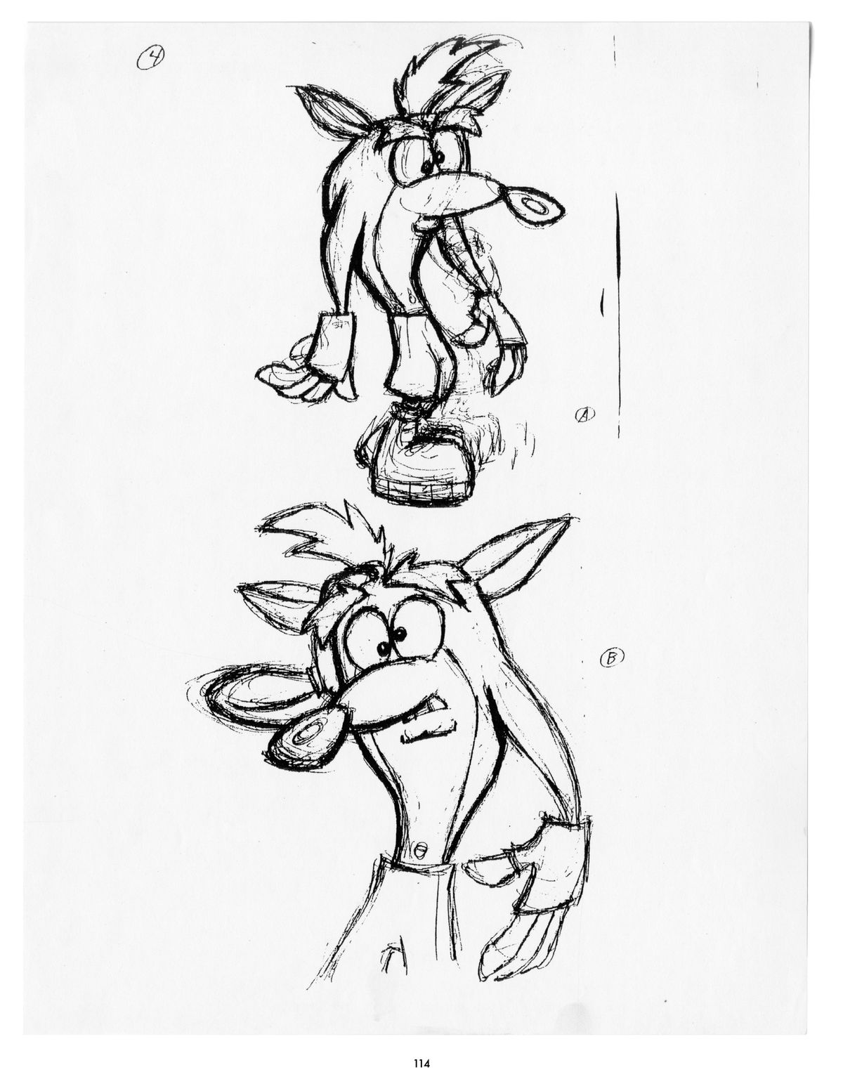 Pages from The&nbsp;Crash&nbsp;Bandicoot Files:&nbsp;How Willy the Wombat Sparked Marsupial Mania, Dark Horse Books.