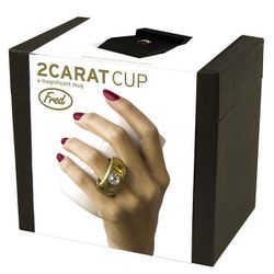 <b>For the husband-hunting bestie: Fred</b> 2 Carat Cup, <a href="http://www.delphiniumhome.com/collections/just-for-fun/products/2-carat-cup">$19.95</a> at Delphinium Home