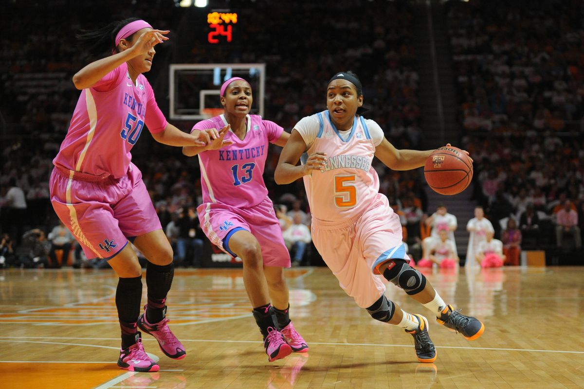 So the first new Lady Vols picture since Notre Dame is of Harrison's injury?  No, thank YOU, SBN image services.