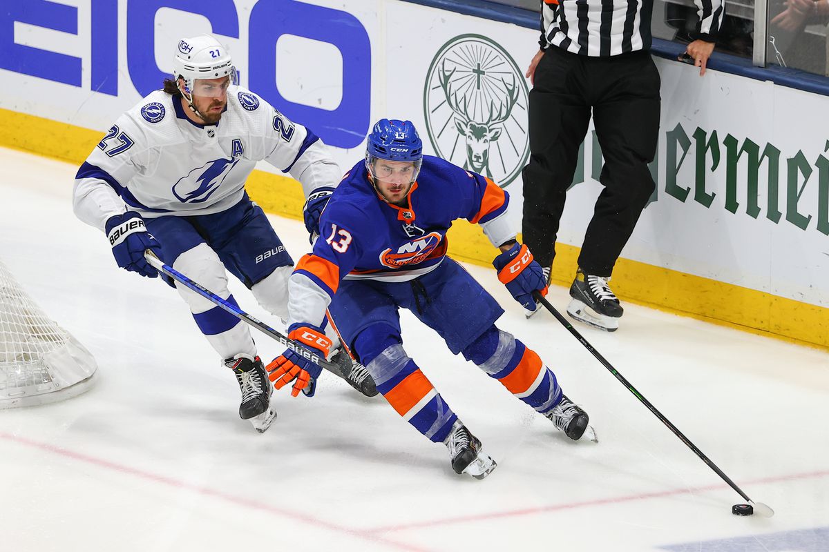 NHL: JUN 23 Stanley Cup Playoffs Semifinals - Lightning at Islanders