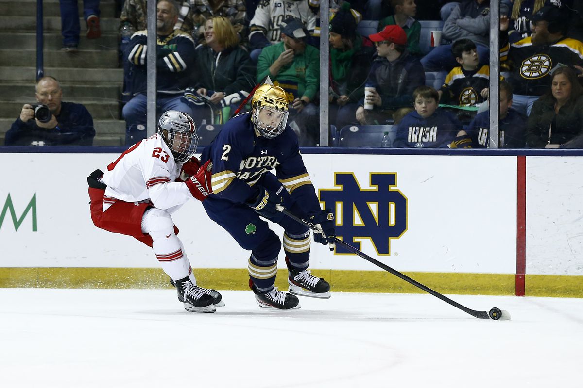 COLLEGE HOCKEY: FEB 10 Ohio State at Notre Dame