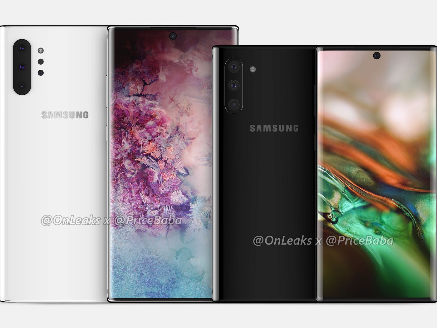 Samsung Galaxy Note 10 Renders Reveal Giant Screen And No Headphone Jack The Verge