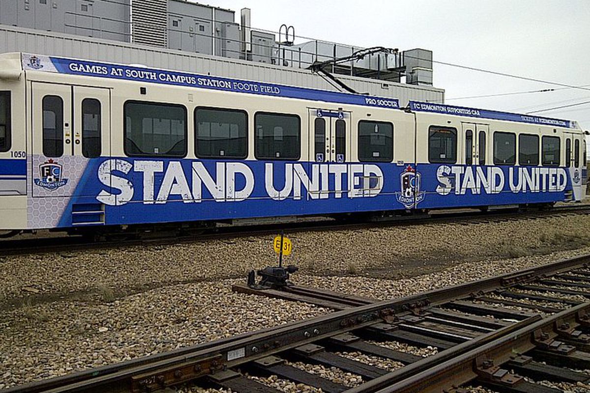 Stand united. You're damned right. (Image courtesy FC Edmonton)