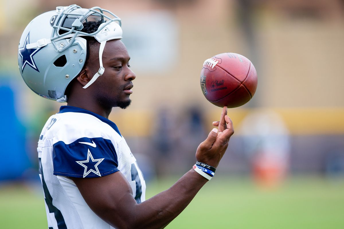 Dallas Cowboys wide receiver Michael Gallup (13) during training camp at the Marriott Residence Inn.&nbsp;