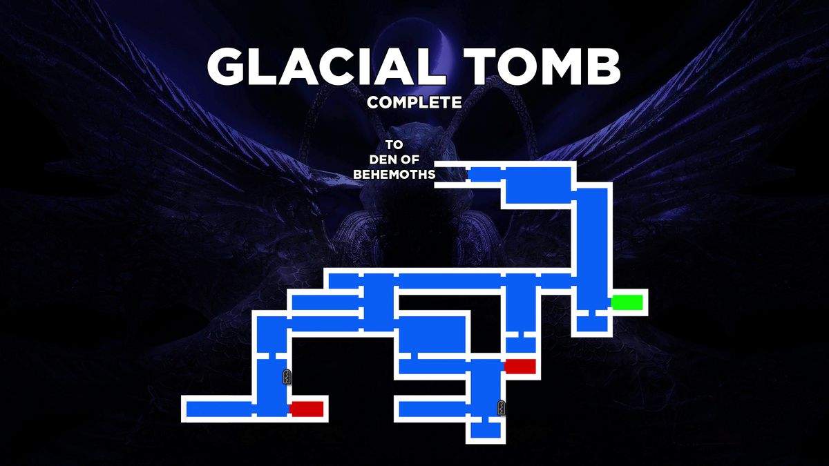 Bloodstained: Ritual of the Night Glacial Tomb map