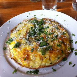 The Gruyere and Potato Frittata from Allswell by <a href="http://www.flickr.com/photos/polsia/7708159956/in/pool-29939462@N00/">Polsia Ryder</a>