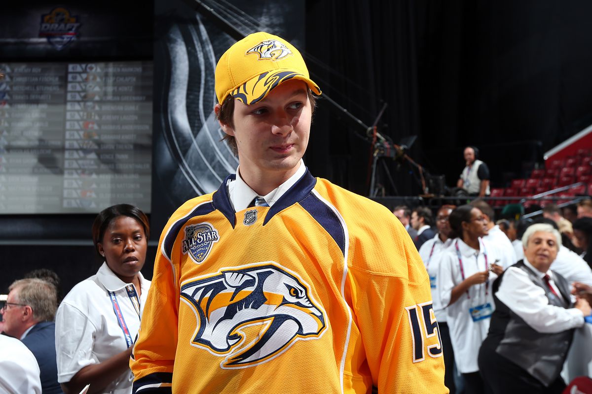 Thomas Novak was picked in the 3rd round by Nashville.