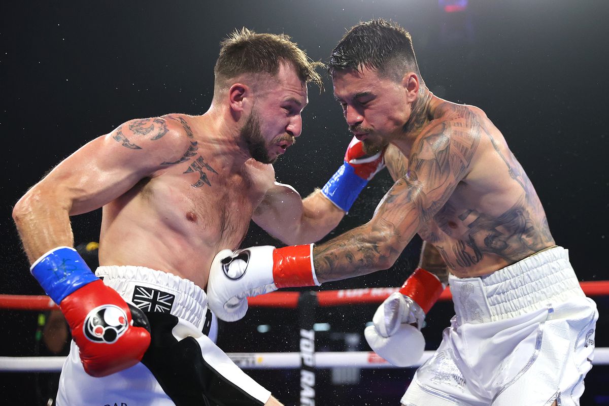 Maxi Hughes will understandably feel robbed on the cards after losing to George Kambosos Jr
