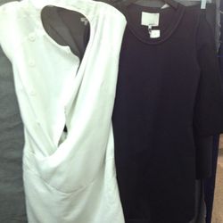 Givenchy dress and Derek Lam dress.