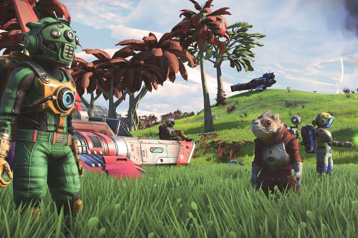 No Man’s Sky — travelers and aliens