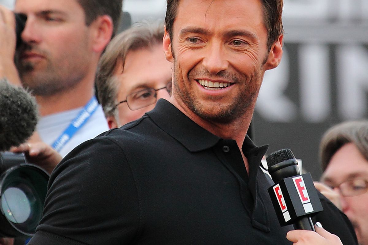 Wrestling fan Hugh Jackman actually knows how to throw a sweet looking worked punch.  Photo via <a href="http://upload.wikimedia.org/wikipedia/commons/2/29/HughJackmanApr09.jpg">upload.wikimedia.org</a>