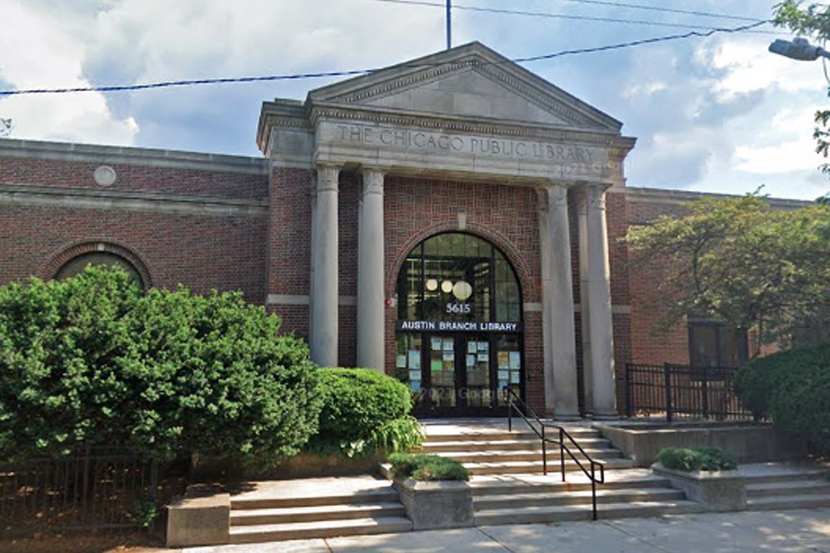 The Chicago Public Library’s Austin branch, 5615 W. Race Ave.