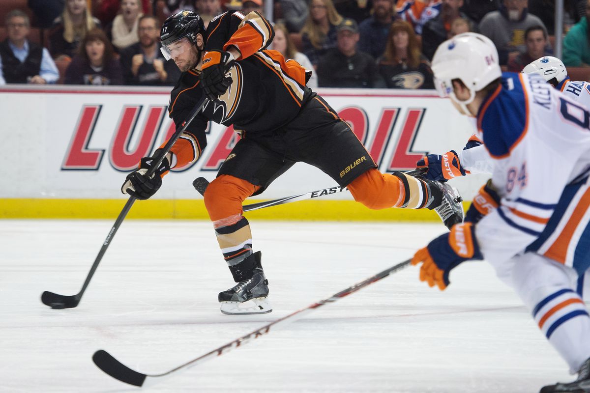 Kesler scores in the second period.