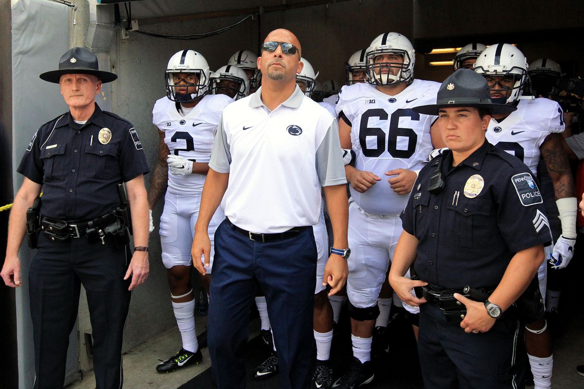 Look at James Franklin getting all puffy-chested. 