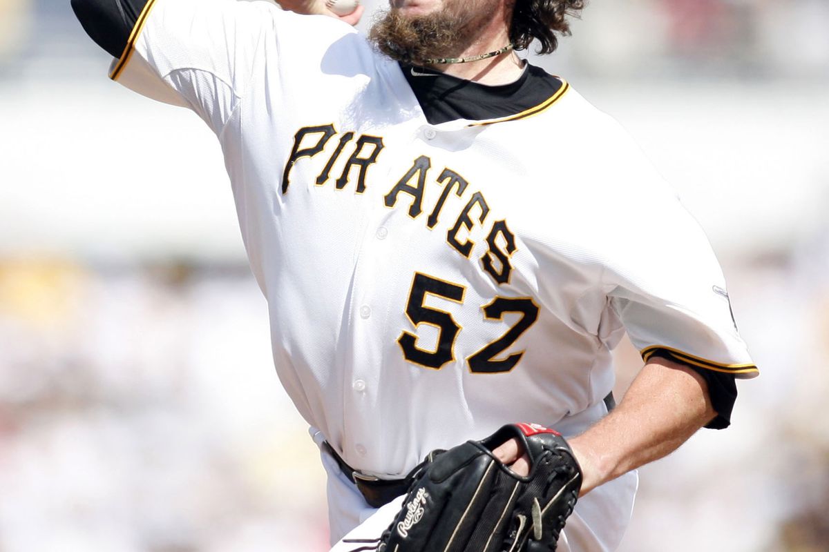 July 22, 2012; Pittsburgh, PA, USA; Pittsburgh Pirates relief pitcher Joel Hanrahan (52) pitches against the Miami Marlins during the ninth inning at PNC Park. The Pittsburgh Pirates won 3-0. Mandatory Credit: Charles LeClaire-US PRESSWIRE
