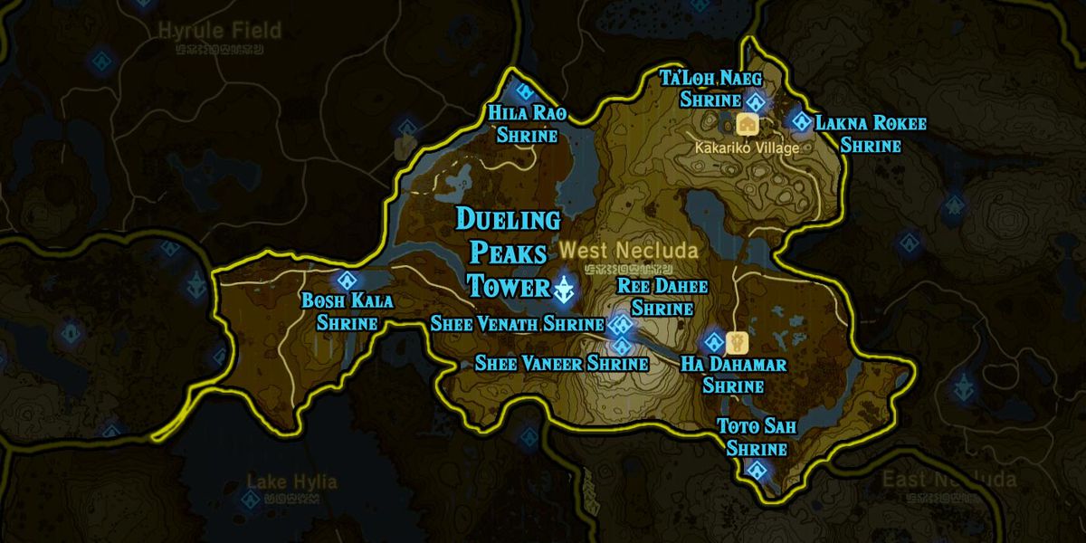 Dueling Peaks Region