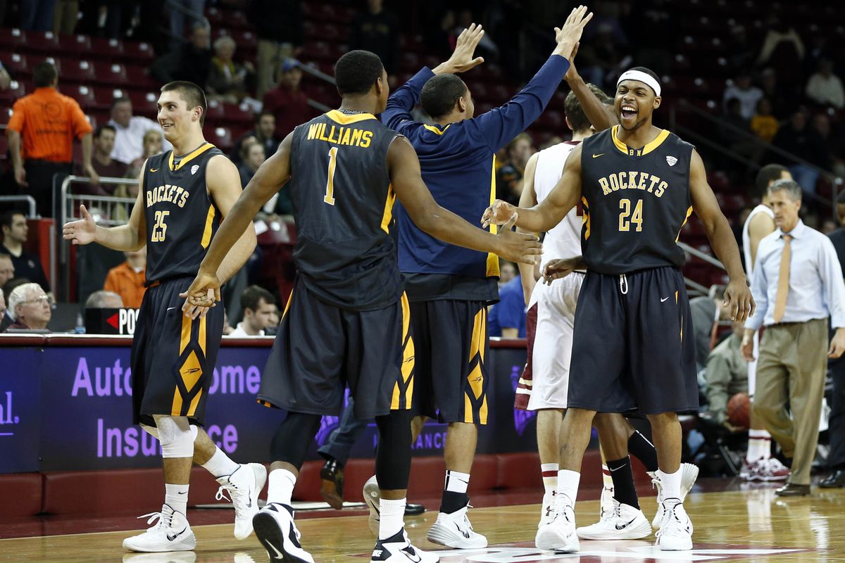 It was high fives all around when the Rockets upset the Zips at the JAR - but can they repeat at the Q?