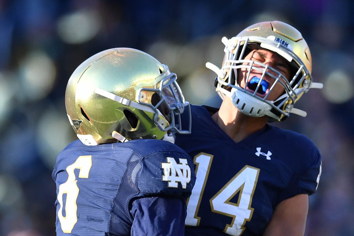NCAA Football: Navy at Notre Dame