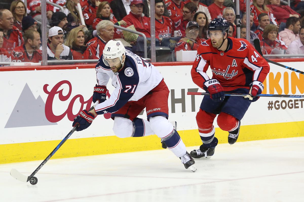NHL: Stanley Cup Playoffs-Columbus Blue Jackets at Washington Capitals