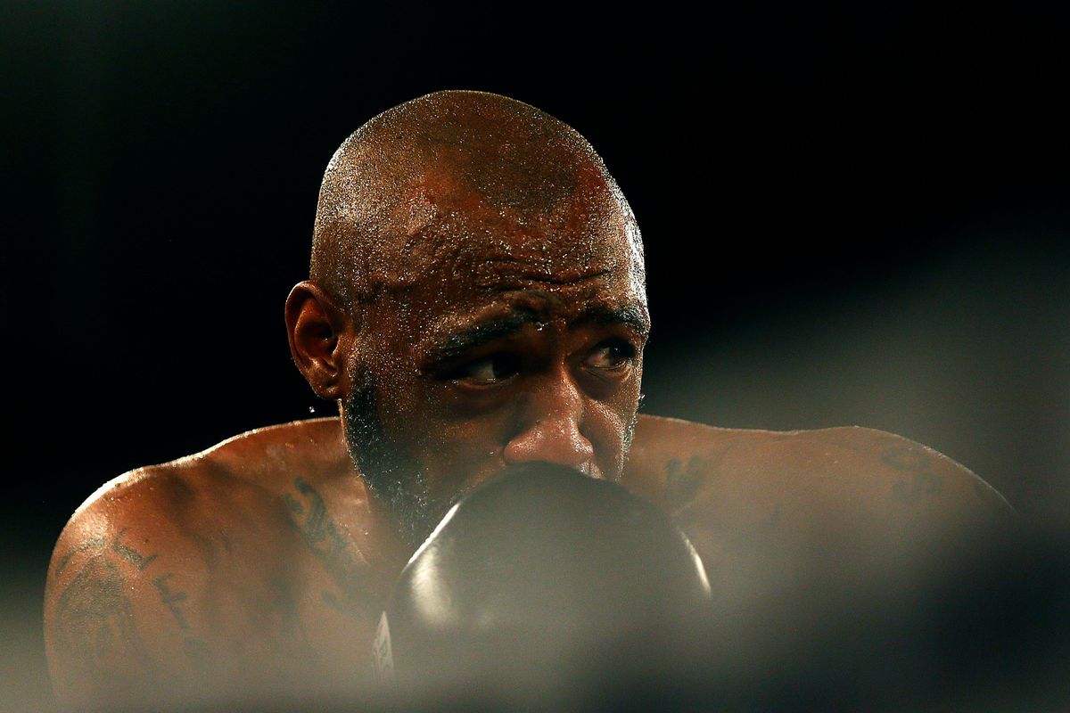 Austin Trout boxes Rosbel Montoya Saturday, Feb. 1, 2020 at Inn of the Mountain Gods in Mescalero, N.M. Trout won by second round knockout.