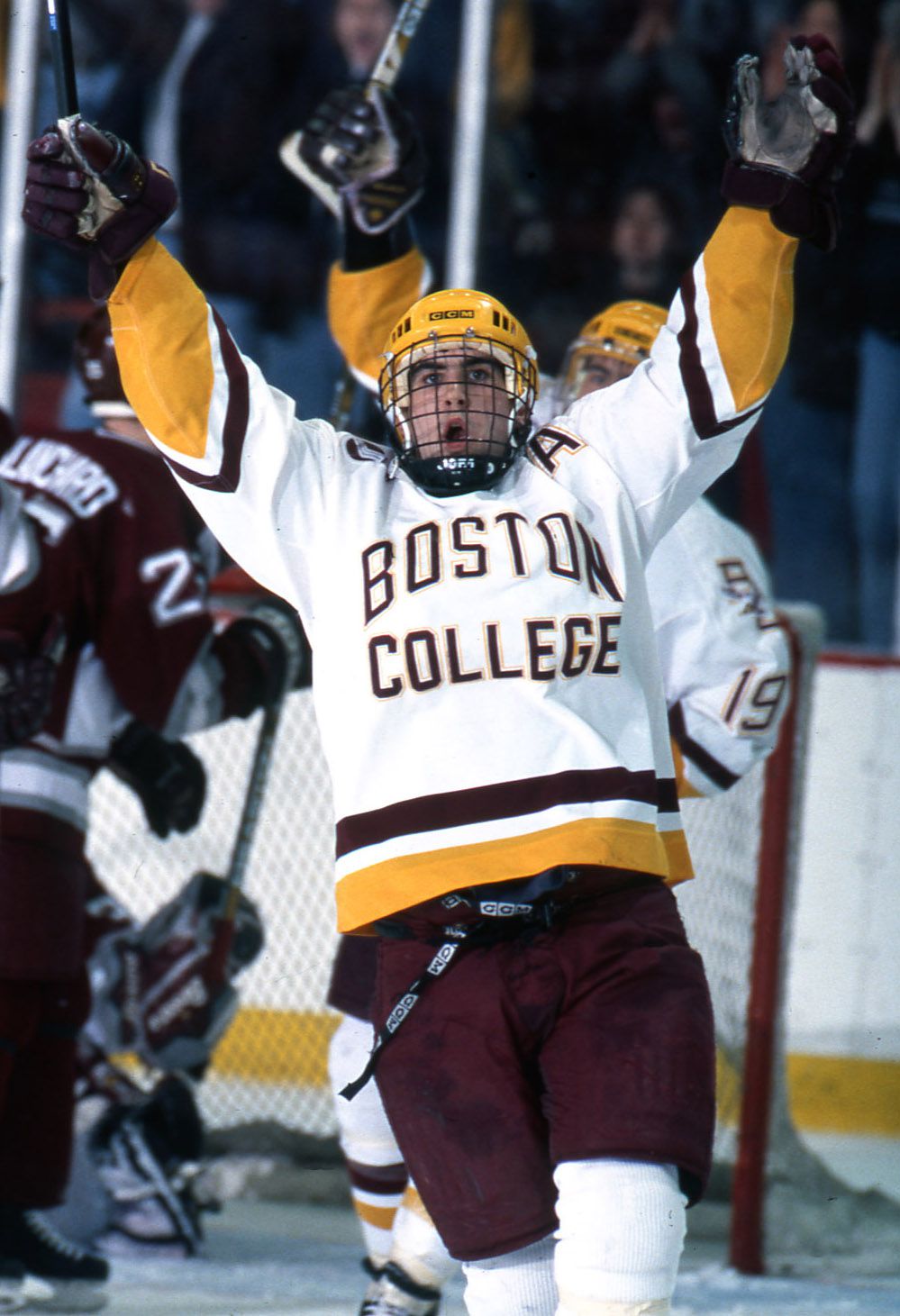 boston college hockey jersey history