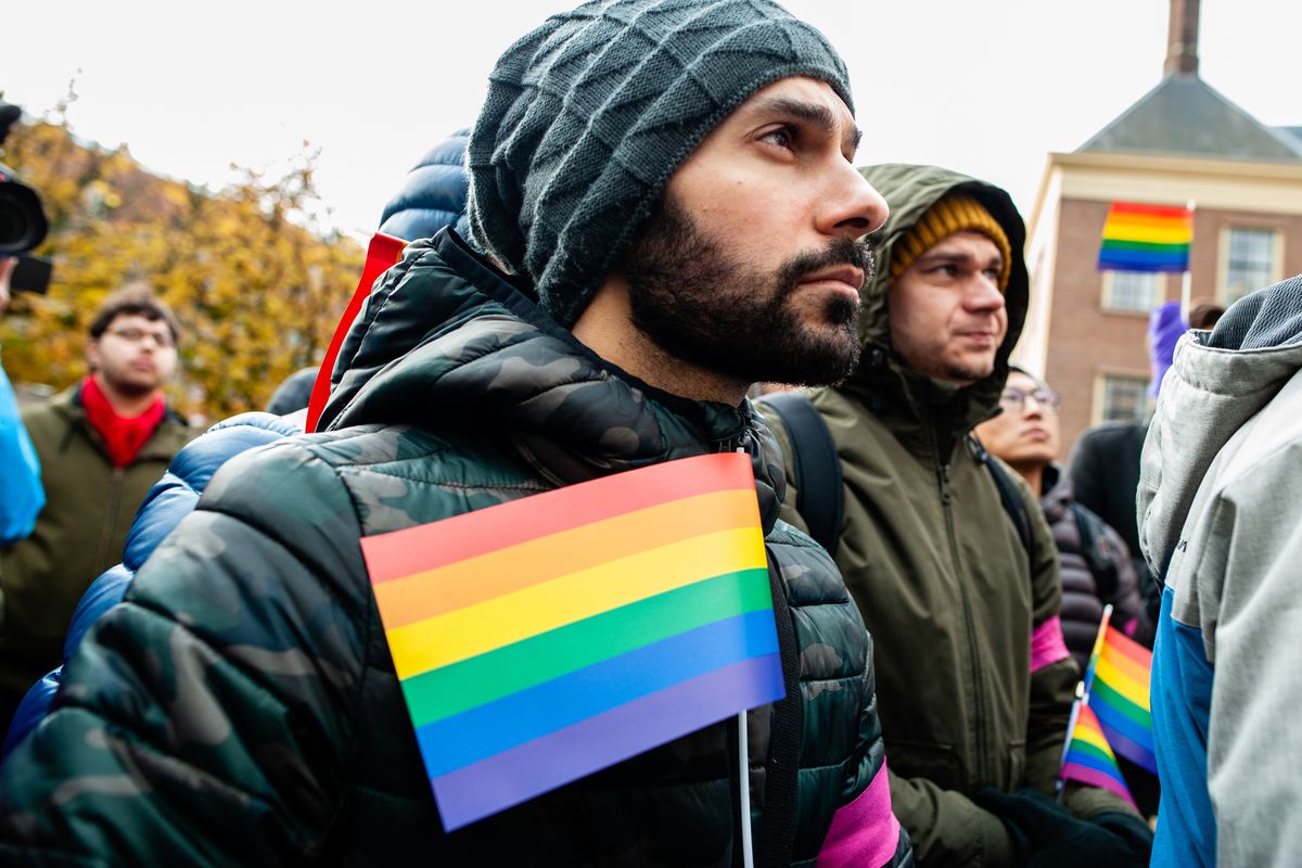 ‘Not Gay Enough’ Demonstration In The Hague