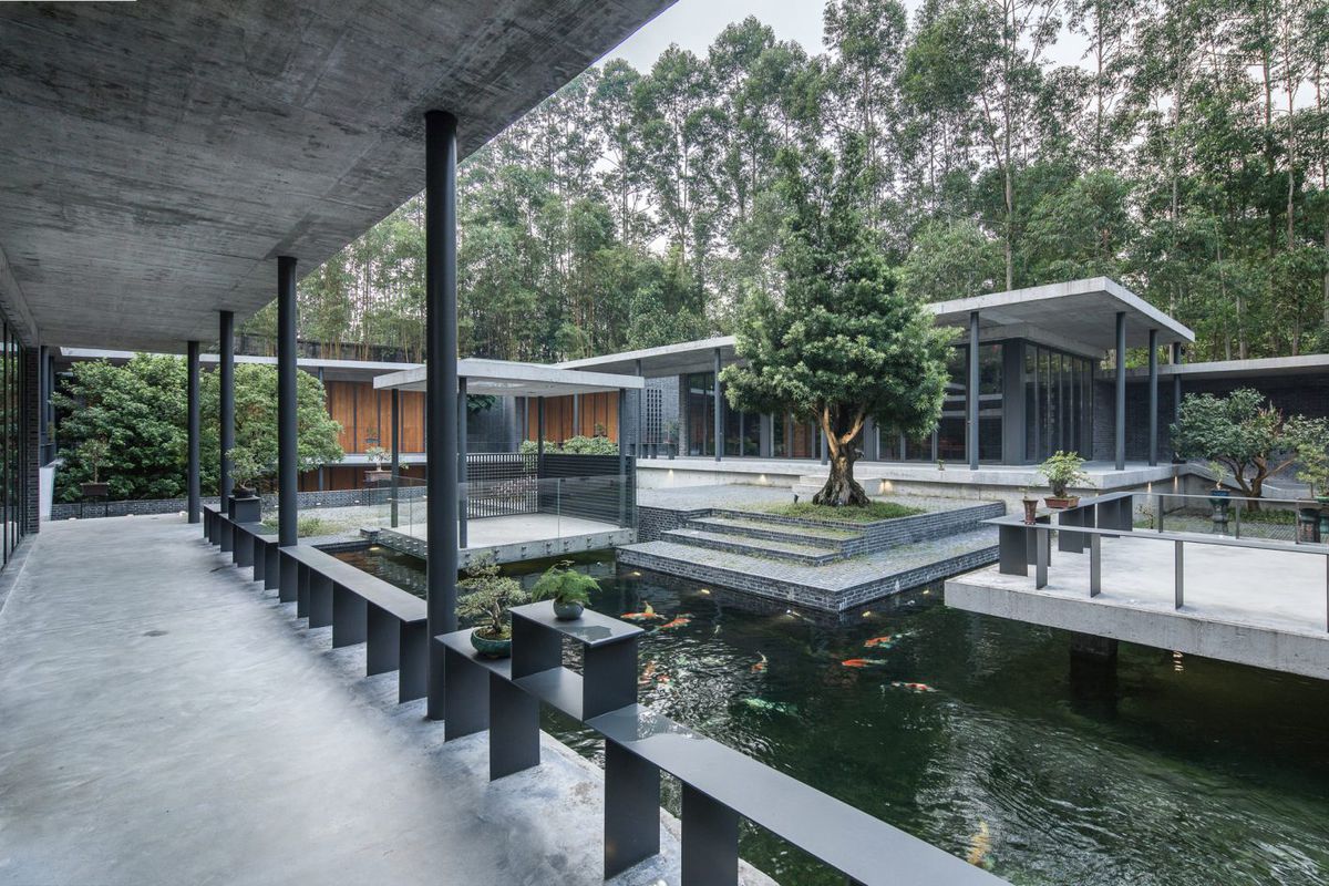 Traditional courtyard house gets a modern update in China - Curbed