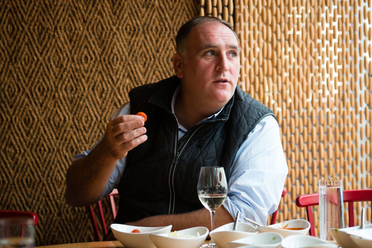 WASHINGTON, DC - OCTOBER 7: Jose Andres is pictured at Jaleo d