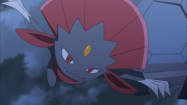 Weavile, one of the Sinnoh-region Pokémon that players need a Sinnoh Stone to get.