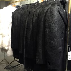White fox fur coat, $2,550 (from $17,000)