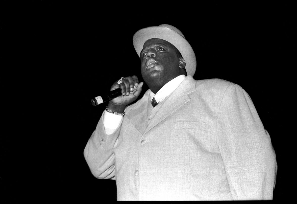 Notorious B.I.G. performing at Meadowlands, New Jersey, 1995
