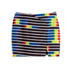 Crossover skirt in spectrum stripe, $85
