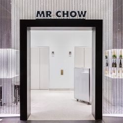 The champagne lounge at Mr Chow