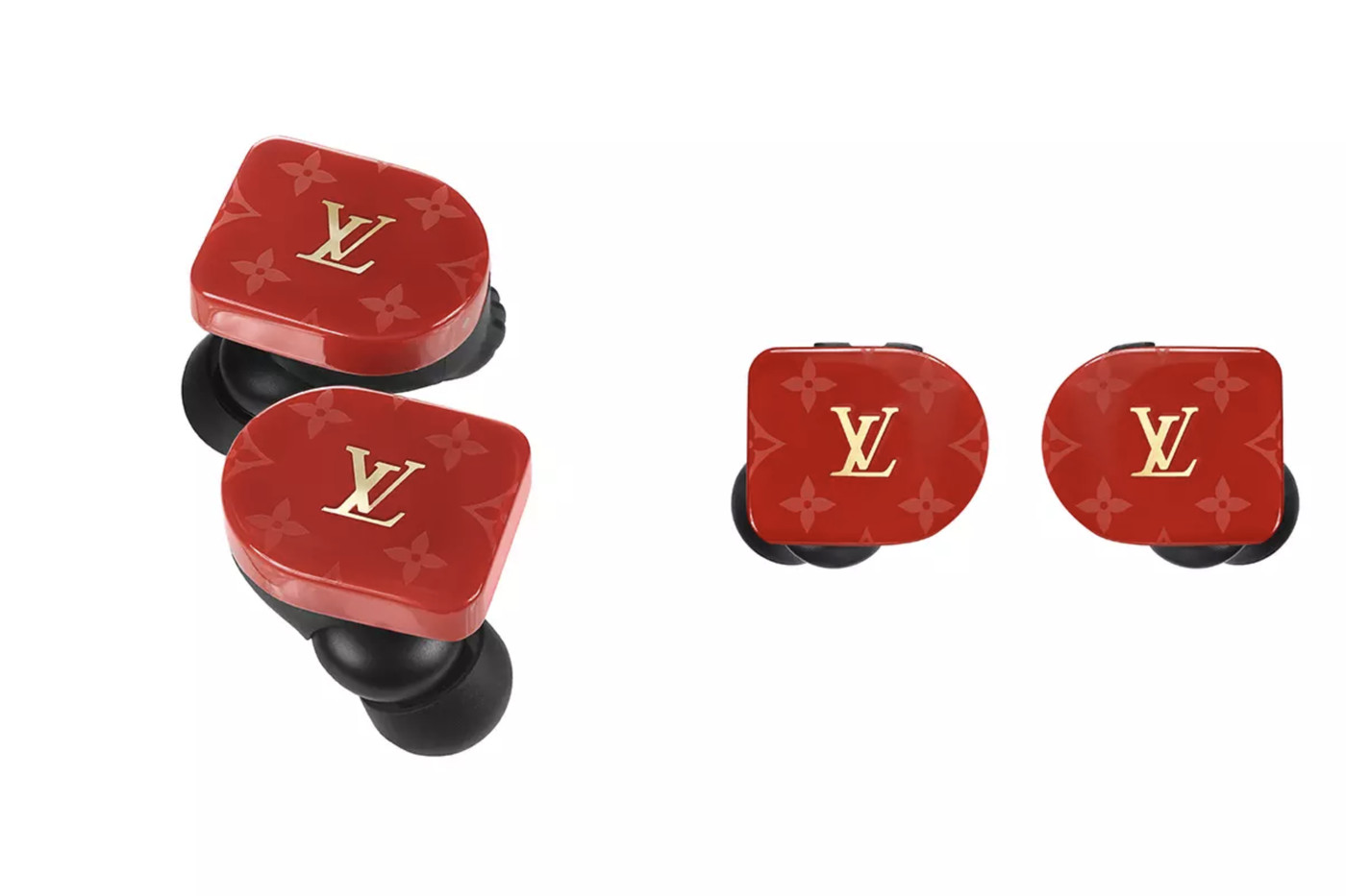 A Louis Vuitton Logo On These Earbuds