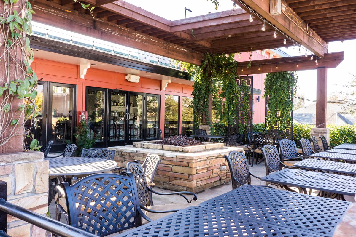 This gorgeous patio is just one reason to love Wayward Sons.